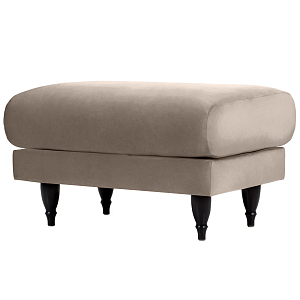 Мягкий пуф на деревянных ножках Garner Pouf