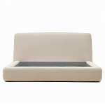 Кровать со съемным бежевым чехлом из ткани букле White Boucle Collection варинант исполнения - 3 | Loft Concept в Ростове-на-Дону