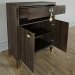 Комод Elsa Dreams Walnut Двухстворчатый  варинант исполнения - 1 | Loft Concept в Ростове-на-Дону