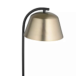 Торшер на изогнутом основании в сочетании черного и золотистого цвета Stable Base варинант исполнения - 2 | Loft Concept в Ростове-на-Дону