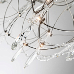 Люстра с каркасом из тонких металлических нитей и хрустальными подвесками Crystal Metal Threads Chandelier 100 варинант исполнения - 2 | Loft Concept в Ростове-на-Дону