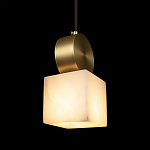 Подвесной светильник с квадратным мраморным плафоном Marble square варинант исполнения - 6 | Loft Concept в Ростове-на-Дону