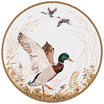 Тарелка закусочная из фарфора с изображением утки Hunting Porcelain Collection варинант исполнения - 1 | Loft Concept в Ростове-на-Дону