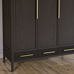 Большой Шкаф Primo Темный орех с 3 дверьми и 3 выдвижными ящиками варинант исполнения - 3 | Loft Concept в Ростове-на-Дону