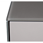 Комод со стеклянной столешницей и с выдвижными ящиками Minimalist Accent варинант исполнения - 5 | Loft Concept в Ростове-на-Дону