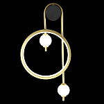 Бра с круглой рамкой и стеклянными белыми шарами B.LUX C Ball варинант исполнения - 3 | Loft Concept в Ростове-на-Дону