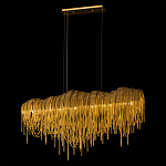 Люстра подвесная с металлическими дугами и длинными цепочками 115 см Atlantis Chain варинант исполнения - 3 | Loft Concept в Ростове-на-Дону