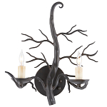 Бра черное в виде ствола дерева Branched Tree варинант исполнения - 2 | Loft Concept в Ростове-на-Дону