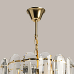 Люстра многоярусная с овальными прозрачными подвесками 36 см Harmonica варинант исполнения - 11 | Loft Concept в Ростове-на-Дону