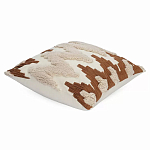 Чехол на подушку с вышивкой в виде геометрических узоров Beige Calista Square варинант исполнения - 1 | Loft Concept в Ростове-на-Дону