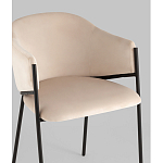 Стул Brace велюр молочный варинант исполнения - 2 | Loft Concept в Ростове-на-Дону