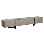 Тумба под телевизор серая с мраморной столешницей Uniqueness Marble варинант исполнения - 1 | Loft Concept в Ростове-на-Дону