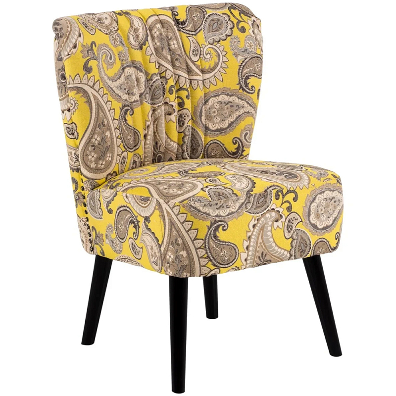  Harper Paisley Armchair Yellow     -- | Loft Concept 