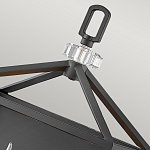 Бра в черном цвете с двумя лампами в форме свечи и стеклянными элементами Hinkley варинант исполнения - 2 | Loft Concept в Ростове-на-Дону