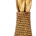 Люстра золотая с декором в виде перьев Bunch of Feathers варинант исполнения - 2 | Loft Concept в Ростове-на-Дону