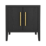 Тумбочка Primo с дверцами шпон Черный дуб варинант исполнения - 1 | Loft Concept в Ростове-на-Дону