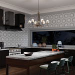  Люстра с прозрачными рифлеными цилиндрическими плафонами Kichler варинант исполнения - 28 | Loft Concept в Ростове-на-Дону