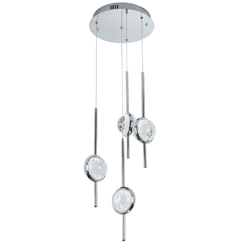   4-     Crystal Bubbles Chrome Hanging Lamp    -- | Loft Concept 