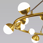 Люстра подвесная светодиодная с плафонами в форме шара Italian Globe Cedar Moss Light варинант исполнения - 3 | Loft Concept в Ростове-на-Дону