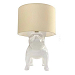 Настольная лампа COLLECTION OF DOGS с абажуром Бульдог варинант исполнения - 2 | Loft Concept в Ростове-на-Дону