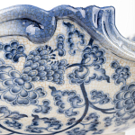 Фарфоровая чаша с птицами Blue and White варинант исполнения - 3 | Loft Concept в Ростове-на-Дону