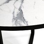 Стол обеденный раздвижной со столешницей белый мрамор Magali варинант исполнения - 8 | Loft Concept в Ростове-на-Дону