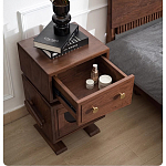 Тумбочка прикроватная с ящиком и дверцей Робот Robot Desk варинант исполнения - 6 | Loft Concept в Ростове-на-Дону