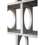 Белый дизайнерский Стеллаж Ring White Wood Bookcase варинант исполнения - 3 | Loft Concept в Ростове-на-Дону