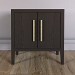 Тумбочка Primo с дверцами шпон темный орех варинант исполнения - 2 | Loft Concept в Ростове-на-Дону