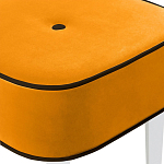 Квадратный мягкий пуф на белых ножках Winton Pouf Square варинант исполнения - 24 | Loft Concept в Ростове-на-Дону