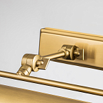 Светильник для картин цвета состаренная латунь с широким плафоном на прямоугольном основании Elstead Lighting варинант исполнения - 9 | Loft Concept в Ростове-на-Дону