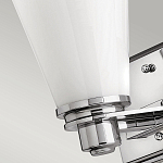 Бра для ванных комнат с белыми стеклянными конусными плафонами Hinkley варинант исполнения - 8 | Loft Concept в Ростове-на-Дону