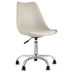 Офисный стул на металлическом основании EGGERY Beige варинант исполнения - 1 | Loft Concept в Ростове-на-Дону