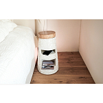 Керамический столик с деревянной столешницей "Пешка" варинант исполнения - 1 | Loft Concept в Ростове-на-Дону