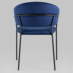 Стул в велюре синего цвета Horizon варинант исполнения - 4 | Loft Concept в Ростове-на-Дону