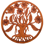 Панно из дерева Foliage Panel With Trees варинант исполнения - 1 | Loft Concept в Ростове-на-Дону