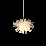 Подвесной светильник с натуральным горным хрусталем Crystal Shimmer варинант исполнения - 2 | Loft Concept в Ростове-на-Дону