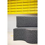 Дизайнерский модульный диван волнистой формы с цветным принтом Poltronova Superonda Sofa варинант исполнения - 19 | Loft Concept в Ростове-на-Дону