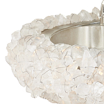 Люстра светодиодная фактурная в форме кольца Amber Crystal варинант исполнения - 2 | Loft Concept в Ростове-на-Дону