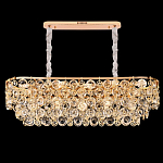 Люстра овальная каскадная с подвесками в форме колец Galaxy of Light варинант исполнения - 4 | Loft Concept в Ростове-на-Дону