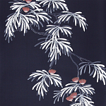 Обои ручная роспись Silk Tree Special Colourway on Empire Blue dyed silk варинант исполнения - 1 | Loft Concept в Ростове-на-Дону