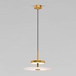 Светодиодный подвесной светильник латунь с мраморным рассеивателем варинант исполнения - 1 | Loft Concept в Ростове-на-Дону