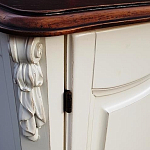 ТВ-тумба в стиле прованс из массива дерева Montmartre Wooden Provence TV Stand варинант исполнения - 2 | Loft Concept в Ростове-на-Дону