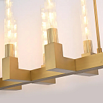 Люстра CANELLE Linear Chandelier 12 Modern Brass варинант исполнения - 3 | Loft Concept в Ростове-на-Дону