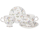 Чайный сервиз из фарфора на 2 персоны 4 предмета Tea Flower Set варинант исполнения - 1 | Loft Concept в Ростове-на-Дону
