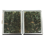 Портсигар на 10 сигарет с газовой зажигалкой из натурального камня Актиновит Stone Cigarettes Cases варинант исполнения - 4 | Loft Concept в Ростове-на-Дону