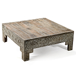 Кофейный стол Carved Сoffee table ручная резьба по дереву варинант исполнения - 4 | Loft Concept в Ростове-на-Дону
