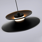 Подвесной светильник черного цвета из металла Obsidian Touch варинант исполнения - 4 | Loft Concept в Ростове-на-Дону