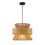 Подвесной светильник с абажуром из натуральных материалов Light Inside the Cell варинант исполнения - 2 | Loft Concept в Ростове-на-Дону