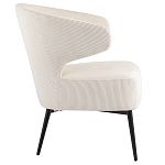 Современное мягкое кресло на металлических ножках Rakush Milk варинант исполнения - 5 | Loft Concept в Ростове-на-Дону